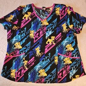 Disney's Lion King Simba Scrub Top